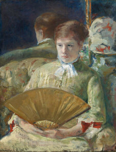 Mary Cassatt - Woman with a Fan, c. 1878/1879
