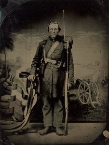 American 19th Century - Portrait of a Civil War Soldier, 1860s