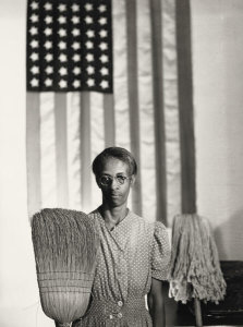 Gordon Parks - Washington, D.C. Government Charwoman (American Gothic), July 1942
