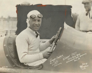 W. Frank Jones - George Souders Driving a Duesenberg, May 30, 1927