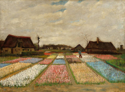 Vincent van Gogh - Flower Beds in Holland, c. 1883