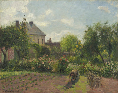 Camille Pissarro - The Artist's Garden at Eragny, 1898