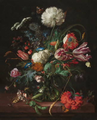 Jan Davisz de Heem - Vase of Flowers, c. 1660