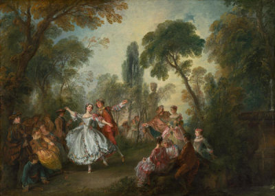 Nicolas Lancret - La Camargo Dancing, c. 1730