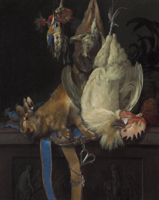 Willem van Aelst - Still Life with Dead Game, 1661