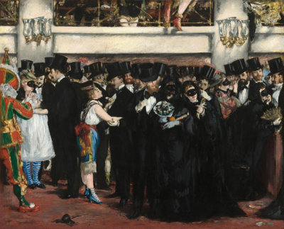Edouard Manet - Masked Ball at the Opera, 1873