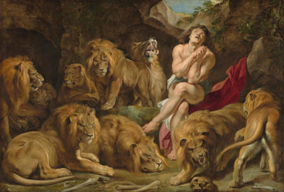 Sir Peter Paul Rubens - Daniel in the Lions' Den, c. 1614/1616