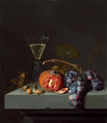 Jacob van Walscapelle - Still Life with Fruit, 1675