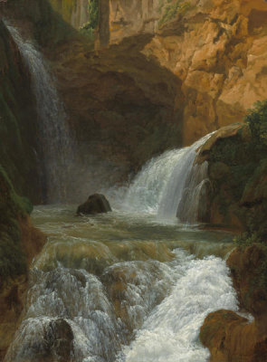 Jean-Joseph-Xavier Bidauld - View of the Waterfalls at Tivoli, 1788