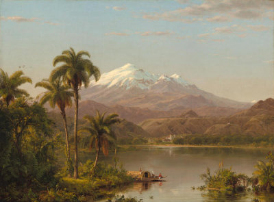Frederic Edwin Church - Tamaca Palms, 1854