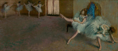 Edgar Degas - Before the Ballet, 1890/1892