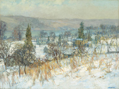 Edward Willis Redfield - Overlooking the Valley, c. 1919