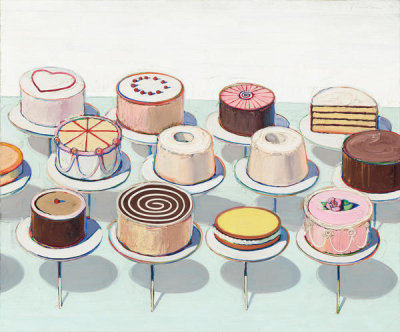 Wayne Thiebaud - Cakes, 1963