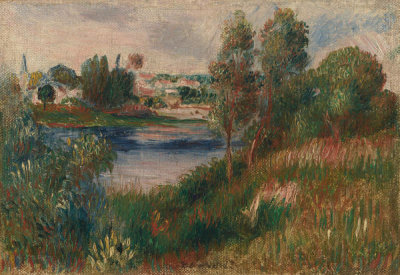 Auguste Renoir - Landscape at Vétheuil, c. 1890