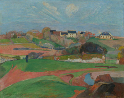 Paul Gauguin - Landscape at Le Pouldu, 1890