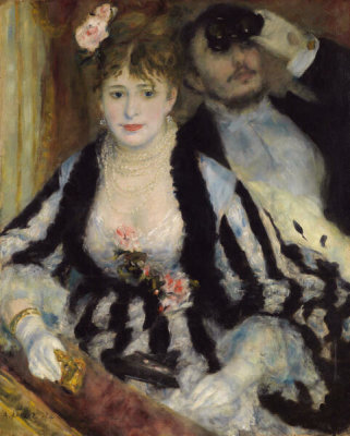 Auguste Renoir - The Theater Box, 1874