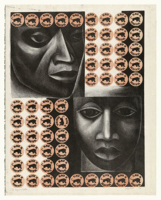 Elizabeth Catlett - Negro es Bello (Black is Beautiful), 1969/1970