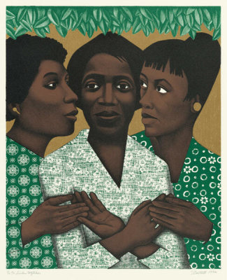 Elizabeth Catlett - Links Together, 1996