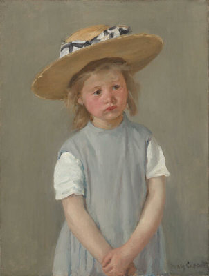 Mary Cassatt - Child in a Straw Hat, c. 1886