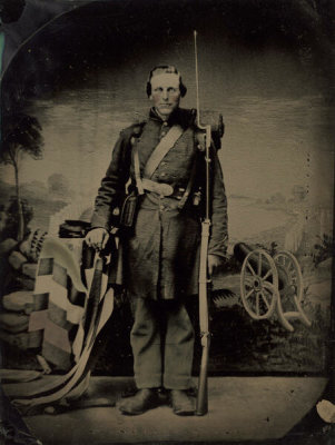 American 19th Century - Portrait of a Civil War Soldier, 1860s