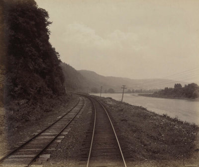 William H. Rau - Hemlock Run Curve, Near Towanda, c. 1895